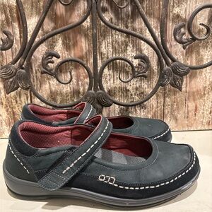 Orthofeet Mary Jane Shoes Women's 9 d Comfort Hook Loop Orthotics wide